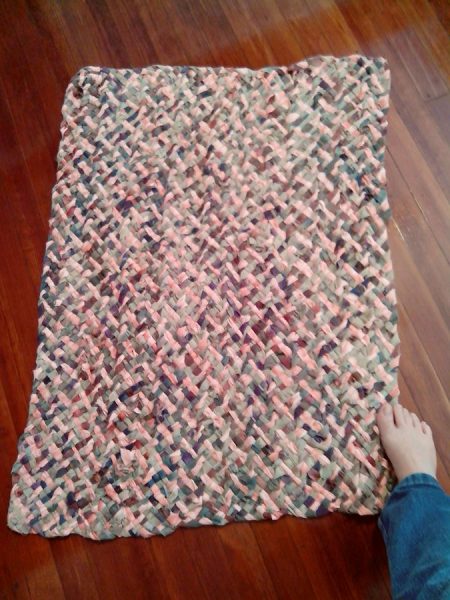 small braided rug